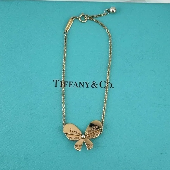 Tiffany & Co. Love Bugs Butterfly Bracelet 18k Rose Gold - Picture 10 of 10